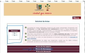 Acta de matrimonio en línea de Morelos